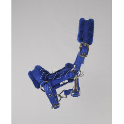 Luxe mini halster met "bont" voering