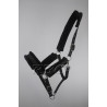 Luxe halster met "bont" voering
