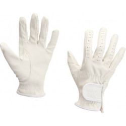 Rijhandschoenen, wit, Horka