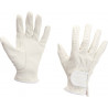 Rijhandschoenen, wit, Horka